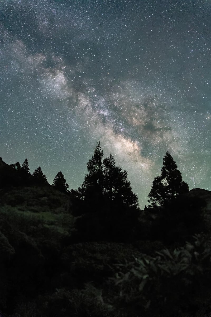 Milky Way Aerial View